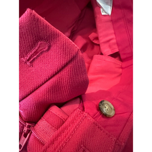 Banana Republic Lido Wide Leg Wool Pant Happy Hour Pink Women's Size 14L 14 long - Picture 11 of 14